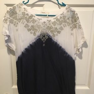 Anthropologie Moderata Silk Blouse by Floreat